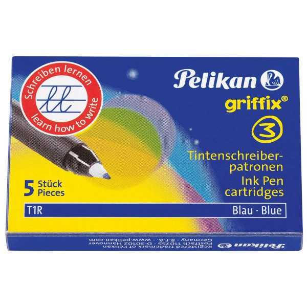 4012700960566 - Tintenrollerpatrone GriffixT1R blau 4012700960566 5 Stück