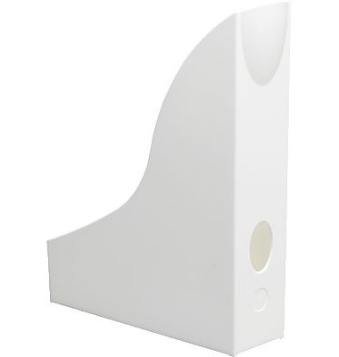 Stehsammler BASIC 1701711010, A4, weiß, Kunststoff, 73mm
