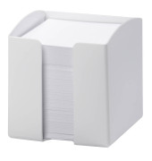 Zettelbox 1701682010, Trend, 90x90mm, inkl. 800 Notizzettel, wei&szlig;, Kunststoff