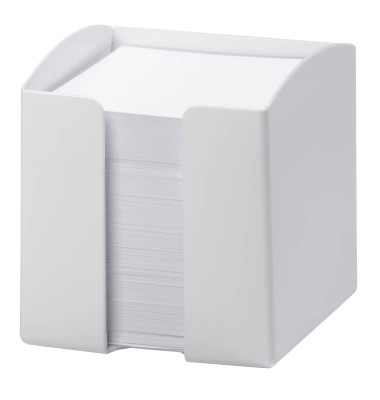 Zettelbox 1701682010, Trend, 90x90mm, inkl. 800 Notizzettel, weiß, Kunststoff Zettelbox 1701682010, Trend, 90x90mm, inkl. 800 Notizzettel, weiß, Kunststoff