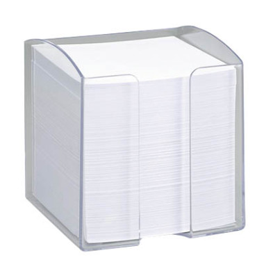 Zettelbox 1701682400, Trend, 93x93mm, inkl. 800 Notizzettel, transparent, Polystyrol