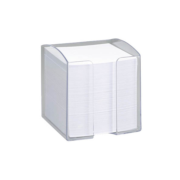 6 Stück Durable Zettelbox 1701682400, Trend, 93x93mm, inkl. 800 Notizzettel, transparent, Polystyrol 7318081682408 Durable