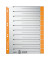 Trennblätter 1652 1652-00-45 A4 orange 230g Karton
