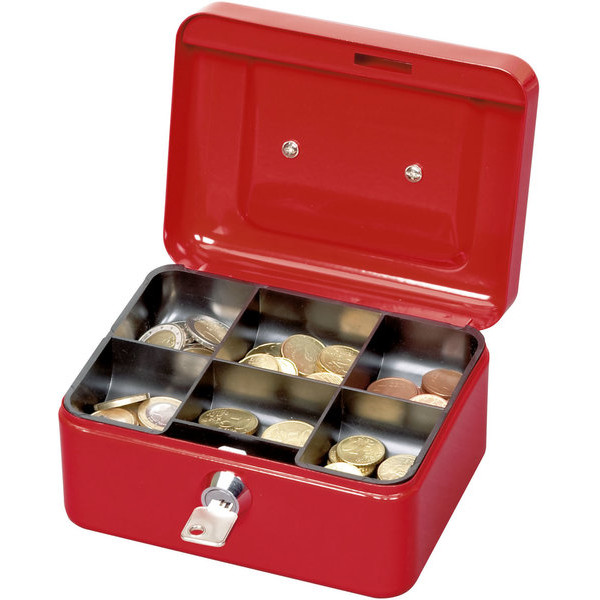 4002390037662 - Geldkassette 5610125 Größe 1 rot 152x125x81mm 4002390037662 Maul