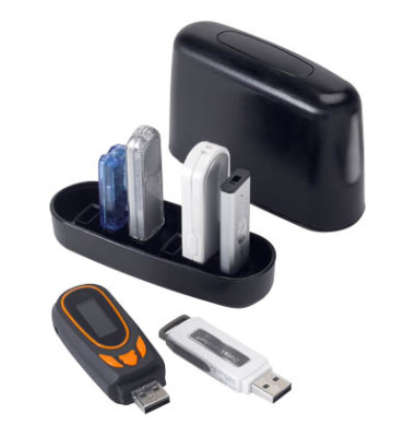 USB-Carrier/47002 schwarz Kunststoff