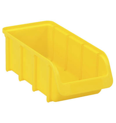 Sichtlagerkasten 682200 Größe 2/L außen: 216x102x74mm Polypropylen gelb Sichtlagerkasten 682200 Größe 2/L außen: 216x102x74mm Polypropylen gelb