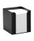 Zettelbox 827121, 90x90mm, inkl. 700 Notizzettel, schwarz, Kunststoff