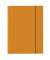 Eckspannmappe VELOCOLOR® 4442330, A4 orange Karton 350g, mit 3 Einschlagklappen