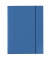 Eckspannmappe VELOCOLOR® 4442351, A4 blau Karton 350g, mit 3 Einschlagklappen