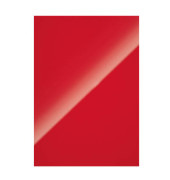 Umschlagkarton Chromolux 5378303 A4 Karton 250 g/m² rot/weiß hochglänzend