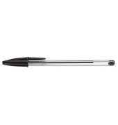 Kugelschreiber Cristal 8373639, schwarz, 0,4mm, Einweg