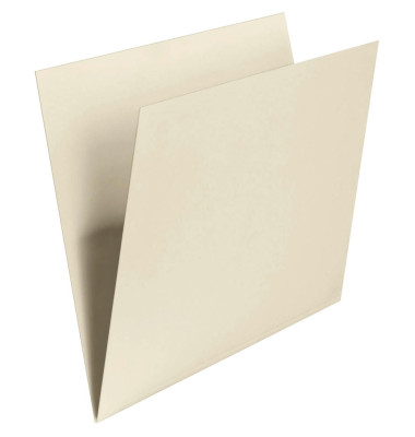 Einstellmappen 80004369 für DIN A4 beige RC-Kraftkarton 180g/qm Inh.100