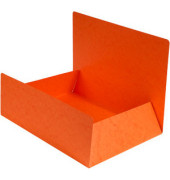 Jurismappe Premium 56409E, A4 orange Karton 390g, mit 3 Einschlagklappen