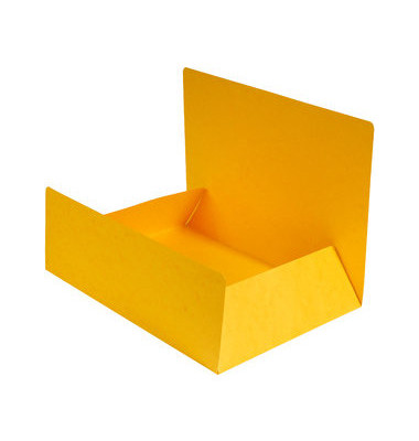 Jurismappe Premium 56404E, A4 gelb Karton 390g, mit 3 Einschlagklappen