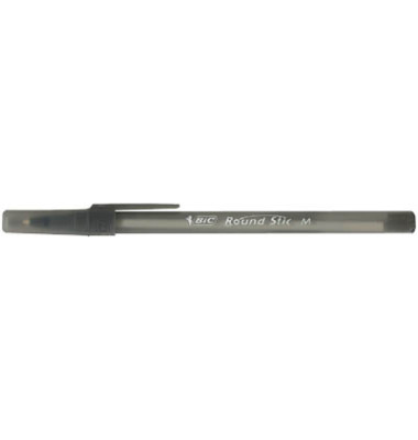Kugelschreiber Round Stic Simply schwarz Mine 0,4mm Schreibfarbe schwarz