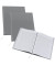 Notizbuch 5313-3, grau, A4, kariert, 70g, 96 Blatt / 192 Seiten