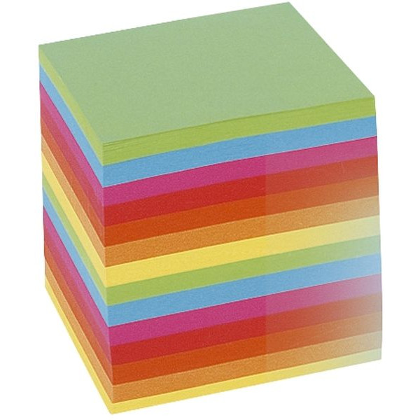 4001868088120 - Zettelklotz 8812 90x90mm geleimt farbig sortiert Papier 700 Blatt 4001868088120 Folia