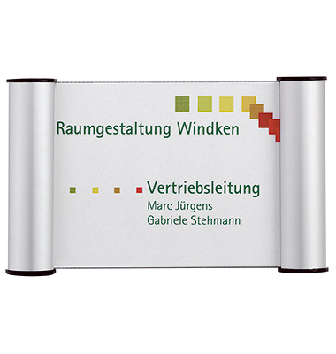 T&uuml;rschilder mit Cliprahmen/BS0602 115x180mm
