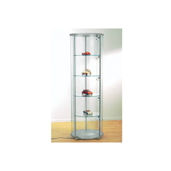 4044917412118 - Vitrine Expoline Transparent 545 x 545 x 1800 mm