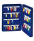 Schlüsselschrank mit 70 Schlüsselhaken blau