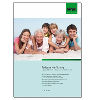 Patientenverf&uuml;gung Nr. PV450