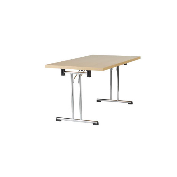 4032062142691 - Klapptisch VKL 735cm (H) 160x80cm (BxT) rechteckig weiß   chrom 4032062142691 Hammerbacher