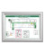 Plakat-Klapprahmen Standard, KRA2G25, silber, A2, Aluminium