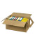 Archivbox tric system 100421124, A4, braun, innen 67x33x34,3cm (TxBxH), Wellpappe 1-wellig
