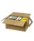 Archivcontainer tric system 100421124, A4, braun, innen 67x33x34,3cm (TxBxH), Wellpappe