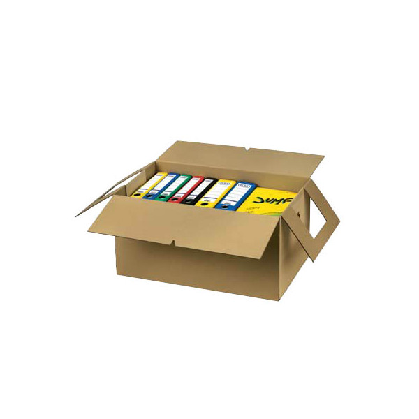4002030129665 - AKTION 30 ELBA Umzugskartons tric system 682 x 360 x 343 cm + GRATIS Supra Packbandabroller GERMEISTER + office discount Packband braun 50 mm x 66m 1 Rolle