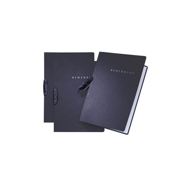 4013951001084 - Bewerbungsmappe 22004 Basic Swing mit Clip A4 bis 15 Blatt schwarz 4013951001084 Pagna
