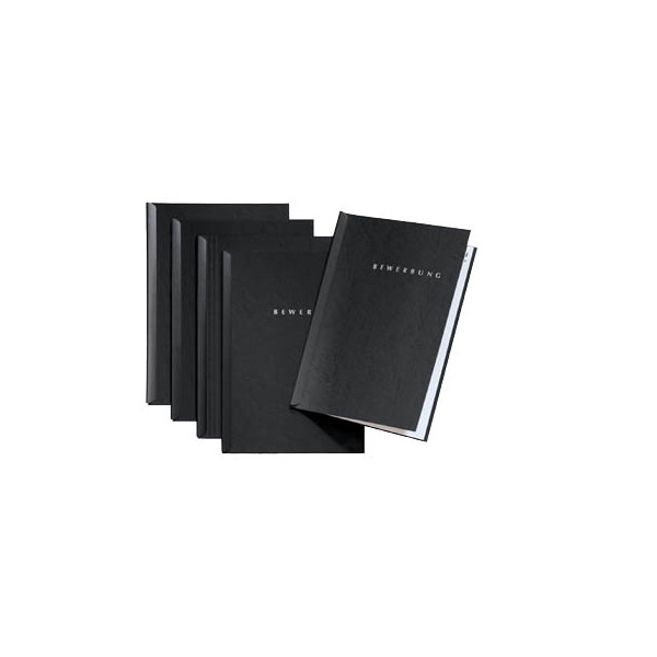 4013951001701 - Bewerbungsmappeart mit Klemme A4 bis schwarz 4013951001701 5 Packung