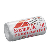 M&uuml;lls&auml;cke 410.001, transparent, 9 Liter