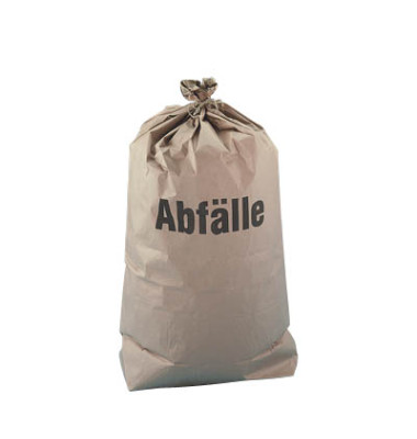 Müllsäcke 480.200, braun, 120 Liter, offen, kompostierbar Müllsäcke 480.200, braun, 120 Liter, offen, kompostierbar