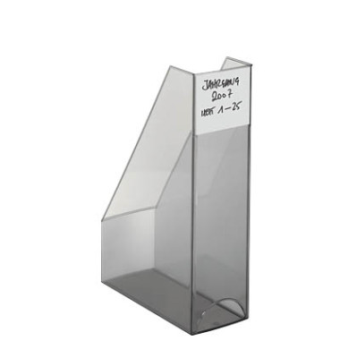 Stehsammler H23614-08 The Tower 85x240x322mm C4 Polystyrol grau-transparent 2 Stück Stehsammler H23614-08 The Tower 85x240x322mm C4 Polystyrol grau-transparent 2 Stück