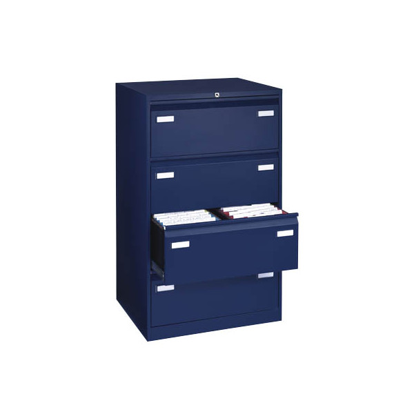 5020073760071 - LIGHT Hängeregistraturschrank 800 x 622 x 1321 cm 4 Schubfächer blau 5020073760071 Bisley