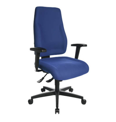 Bürodrehstuhl Lady Sitness Deluxe blau ohne Armlehnen Bürodrehstuhl Lady Sitness Deluxe blau ohne Armlehnen