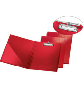 Klemmbrettmappe 11288388, A4, rot, Karton mit PP-Überzug