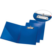 Klemmbrettmappe 11288396, A4, blau, Karton mit PP-Überzug