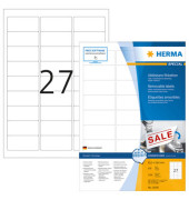 Etiketten Special 10300, weiß 63,5x29,6mm, rechteckig, 
