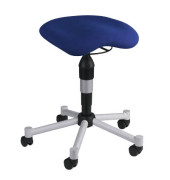 Hocker BAL27T26 Body Balance 20, blau, mit Rollen, höhenverstellbar, bis 110kg