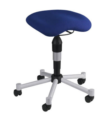 Hocker BAL27T26 Body Balance 20, blau, mit Rollen, höhenverstellbar, bis 110kg