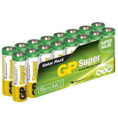 Batterie Super Mignon / LR06 / AA 16 Stück