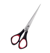 Universalschere, Edelstahl, rostfrei, 16cm, Linkshänder, schwarz-rot