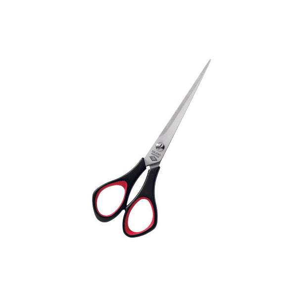 4003801790077 - Universalschere Edelstahl rostfrei 16cm Linkshänder schwarz-rot 4003801790077 WEDO