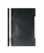 Schnellhefter 979257301, A4, schwarz, Kunststoff, Vorderdeckel transparent