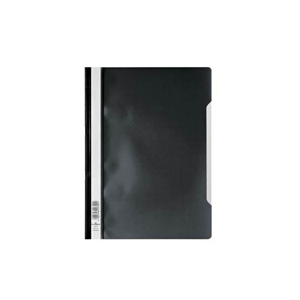 50 Stück Durable Schnellhefter Serie 2573 979257301, A4, schwarz, Kunststoff, 80g, Vorderdeckel transparent 4005546935195 Durable