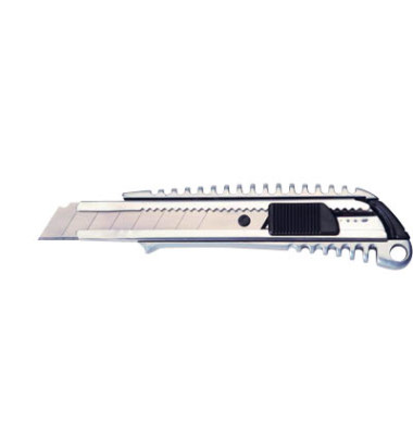 Cutter Metall silber 18mm Klinge Cutter Metall silber 18mm Klinge
