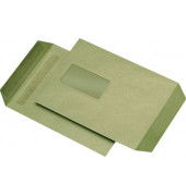 Versandtaschen BlessOf 30006880, C5, mit Fenster, selbstklebend, 90g, braun