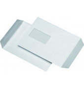 Versandtaschen 30006716, C5, mit Fenster, selbstklebend, 90g, weiß